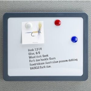 Officemate Verticalmate Magnetic Dry Erase Board, Slate Gray (29202)